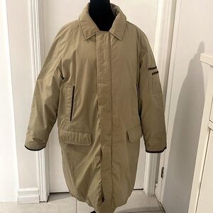 DUCK DOWN Vintage SEARS 1970’s/1980’s Long Tan Men’s Coat Size Large 42/44